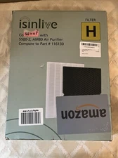isinlive HEPA Replacement Filter H 116130 for 5500-2  AM80 Air Purifier