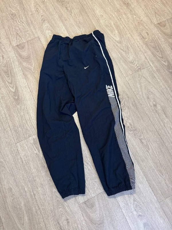 カラーリング◎ nike track pants vintage usa VINTAGE Nike Men Activewear Track Pants XL Blue Gold Swoosh