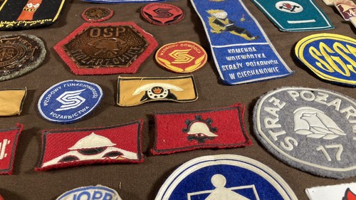 Large Lot Poland Fire Fighter Department Patch Straz Fire Brigade Vintage - Picture 22 of 24