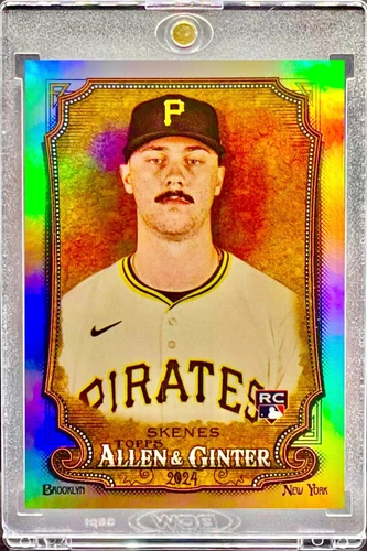 Paul Skenes RARE ROOKIE FOIL REFRACTOR INVESTMENT CARD SSP TOPPS GINTER ROY MINT