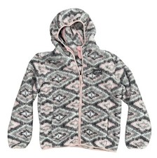 Eddie Bauer Girls Youth Fleece Full Zip Jacket Size Large 14/16 Great Cond