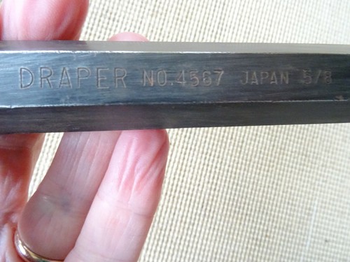 Set of FOUR Vintage Heavy Duty Draper No 4567 Hexagonal Allen Keys (Imperial) - Picture 3 of 11