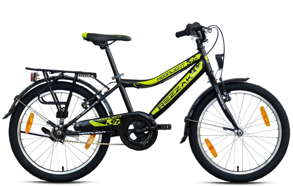 20 Zoll Kinderfahrrad Jungenfahrrad Rücktrittbremse RH 33 Schwarz Grün NEU -041 - Bild 2 von 4