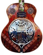 Blueberry Handmade Resonator Electric Acoustic Guitar Pre-Order 90 Days