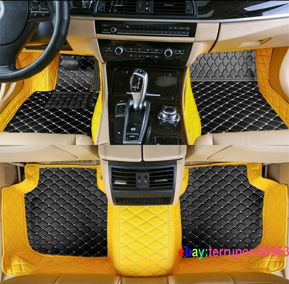 Водонепроницаемые роскошные нескользящие заказные коврики напольные коврики для Volkswagen Golf - Изображение 3 из 4