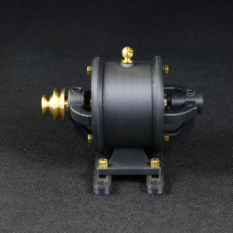 Generator Modellbau Dampfmaschine Dynamo / Motor Antriebsmodell passt zu Wilesco - Bild 3 von 4