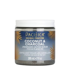 Pacifica Beauty Coconut  Charcoal Underarm Detox Body Scrub Green Tea 7 fl oz