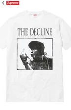 Supreme Decline Of Western Civilization T Shirt White Size XL FW17