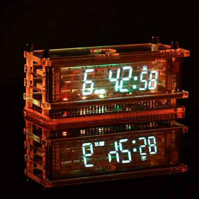 Jahrgang VFD Röhrenuhr USB WIFI Timing Uhr LED Große Anzeige Ref Nixie Tube Ära