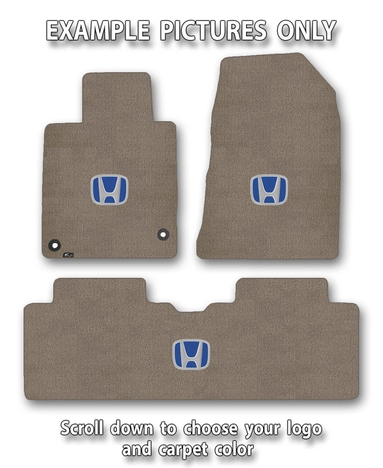 Juego de alfombrillas Lloyd Velourtex para Civic & Insight - Juego de 3 piezas - Elige logotipo y color Foto 4 de 4