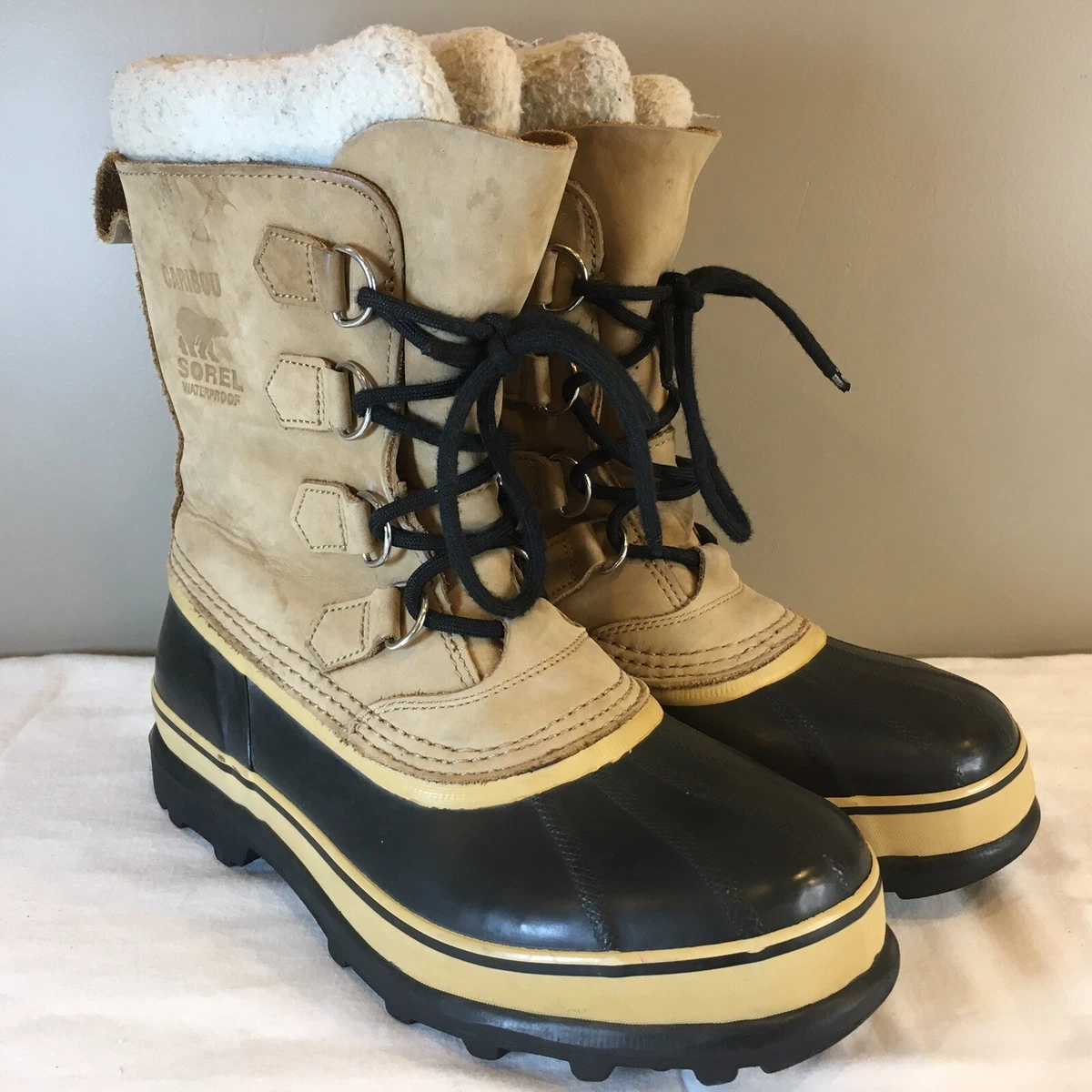 Sorel Caribou Waterproof Heavy Duty Winter Boots Men s Size 8