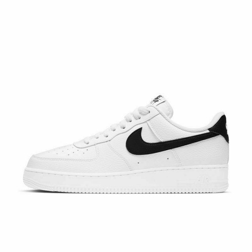 SCARPE NIKE AIR FORCE 1 '07 LOW BASSE UOMO BIANCO NERO ORIGINALI | eBay