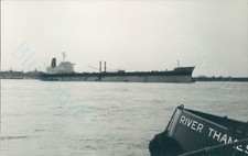 American steam Tanker coronado off gravesend 1984 ship photo