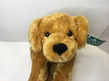 Russ Plush Golden Retriever 12 Inch With Tag Weighted No Smoke Clean