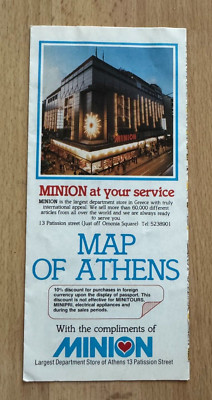 Map of ATHENS ~ Minion Department Store