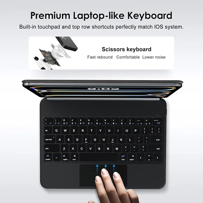 Magnetic Keyboard Case for iPad Pro 11