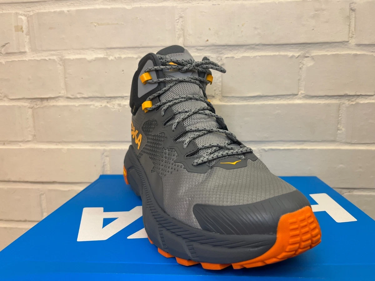 Hoka Trail Code GTX Gore-Tex Men's Hiking Shoes B 1123165 cpor Castlerock/Orange