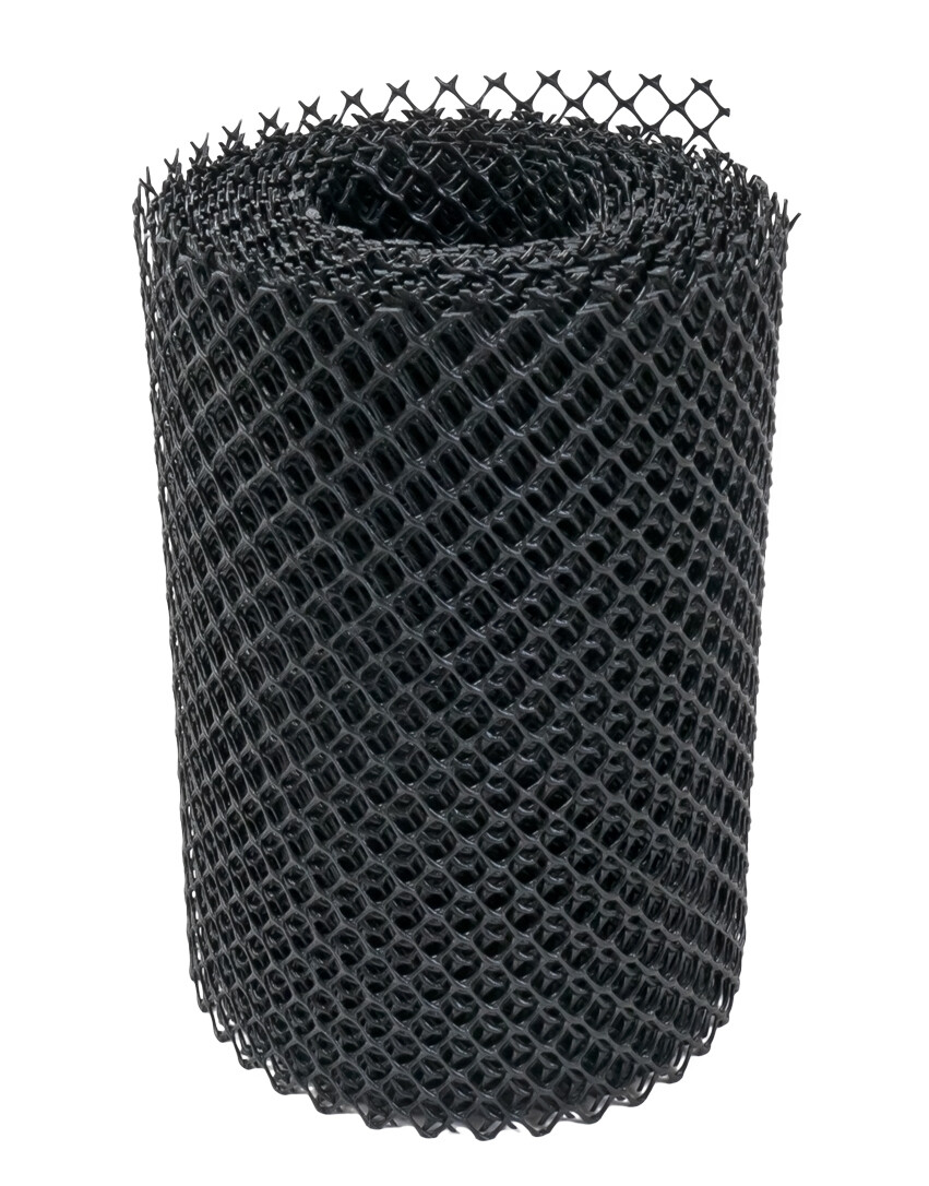 Grille De Protection Pour Gouttière - 12 Mètres - Anti-feuilles - Plastique Noir Résistant - Pour Toiture