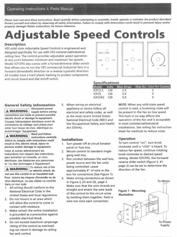 Ves Industrial Ceiling Fan Forward Reverse 56 60 Regular