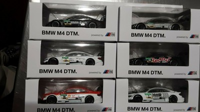 BMW  M4 DTM  1:64 MODEL SET OF 6  # 80422411546