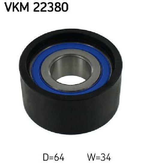 Original SKF Umlenk-/FüHrungsrolle Zahnriemen VKM 22380 FüR CitroëN Fiat Iveco-image