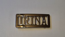 IRINA Custom Personalized Name Belt Buckle -Put your name or word on Buckle