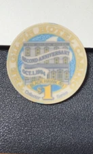 NICE $1 GILPIN HOTEL CASINO CHIP POKER CHIP GAMBLING BLACK HAWK COLORADO