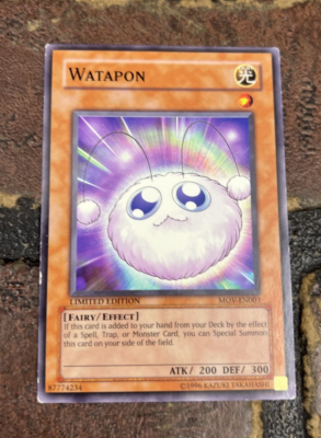 yugioh watapon deck Yu-gi-oh! Cards WATAPON Limited Edition MOV-EN003 playing card