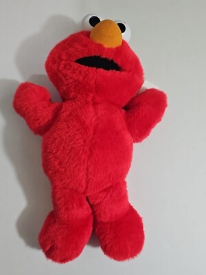 Vintage 1995 Tyco Sesame Street Tickle  Me Elmo 14' Plush Talking Doll Used Rare