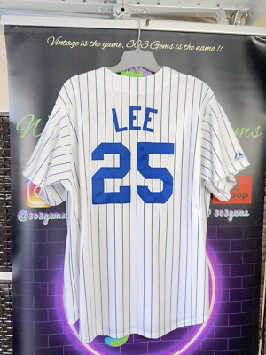 シカゴ・カブス LEE 25 ユニフォーム Authentic Derek Lee #25 Chicago Cubs STITCHED Majestic MLB