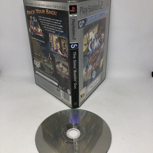 THE SIMS BUSTIN’ OUT Playstation 2 PS2 PAL Game RARE No Manual FREE SHIPPING - Picture 4 of 7
