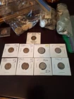 Nixon Penny, 4 U.S.A. Penny's, 1 Nickel, 2 Dime's.
