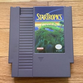 STARTROPICS CIB w/manual & box for Nintendo NES (1990), TESTED & WORKS!