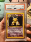 Pokémon Alakazam 1/102 Base Set Holo Rare PSA 7 English 1999 Ken Sugimori