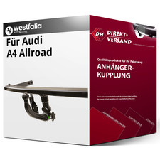 Für Audi A4 Allroad Typ 8K/B8 (Westfalia) Anhängerkupplung vertikal abnehmbar