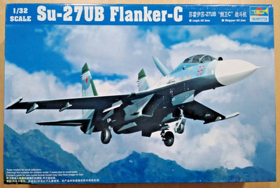 18-02270 TRUMPETER 1:32 Scale SUKHOI Su-27UB FLANKER C Plastic Model Kit