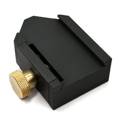Brass Steel Ruler Positioning Block Line Locator DIY Measuring for Woodworking