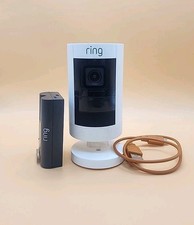 Ring Stick Up Cam Battery Security Camera 2nd Gen - WHITE - With BATTERY