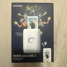 Fujifilm Instax Mini Link 2 Smartphone Printer Clay White Brand New