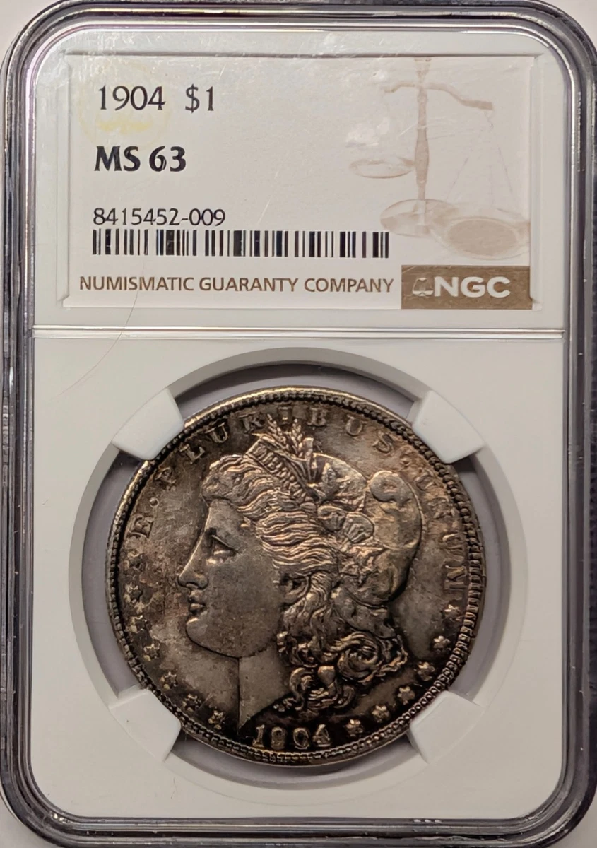 MS 63 Graded 1904 Year Morgan US Dollars (1878-1921) for sale | eBay