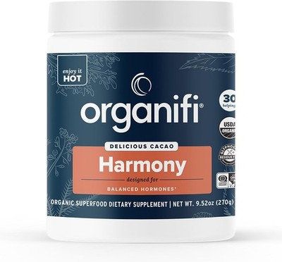 Organifi Harmony - Hormone Support - Eases PMS Symptoms - Energizes You - Regu