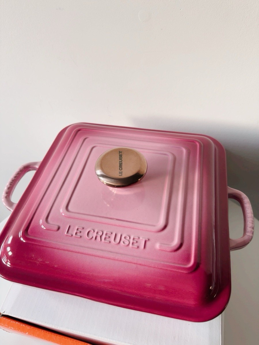 LE CREUSET ベリー　スクエア24センチ Le Creuset Berry Cocotte Square 24cm 2.8L Japan | eBay
