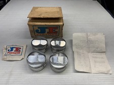Set Of 4 Vintage Je Pistons 617 Pistons - Small Block Chevy - Bore 4.125 - Nos