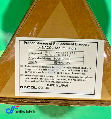 65HAL10A NACOL (Nippon Accumulator) BLADDER For ACC HA210-10D