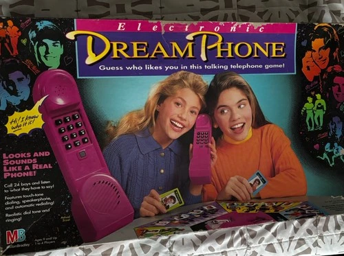 Milton Bradley Dream Phone Vintage Electronic Board Game Dating Theme