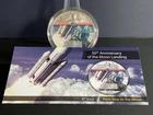 2019 1oz Silver Liberty Eagle.  “Moon Landing -  Next Step“.  COA in Capsule.