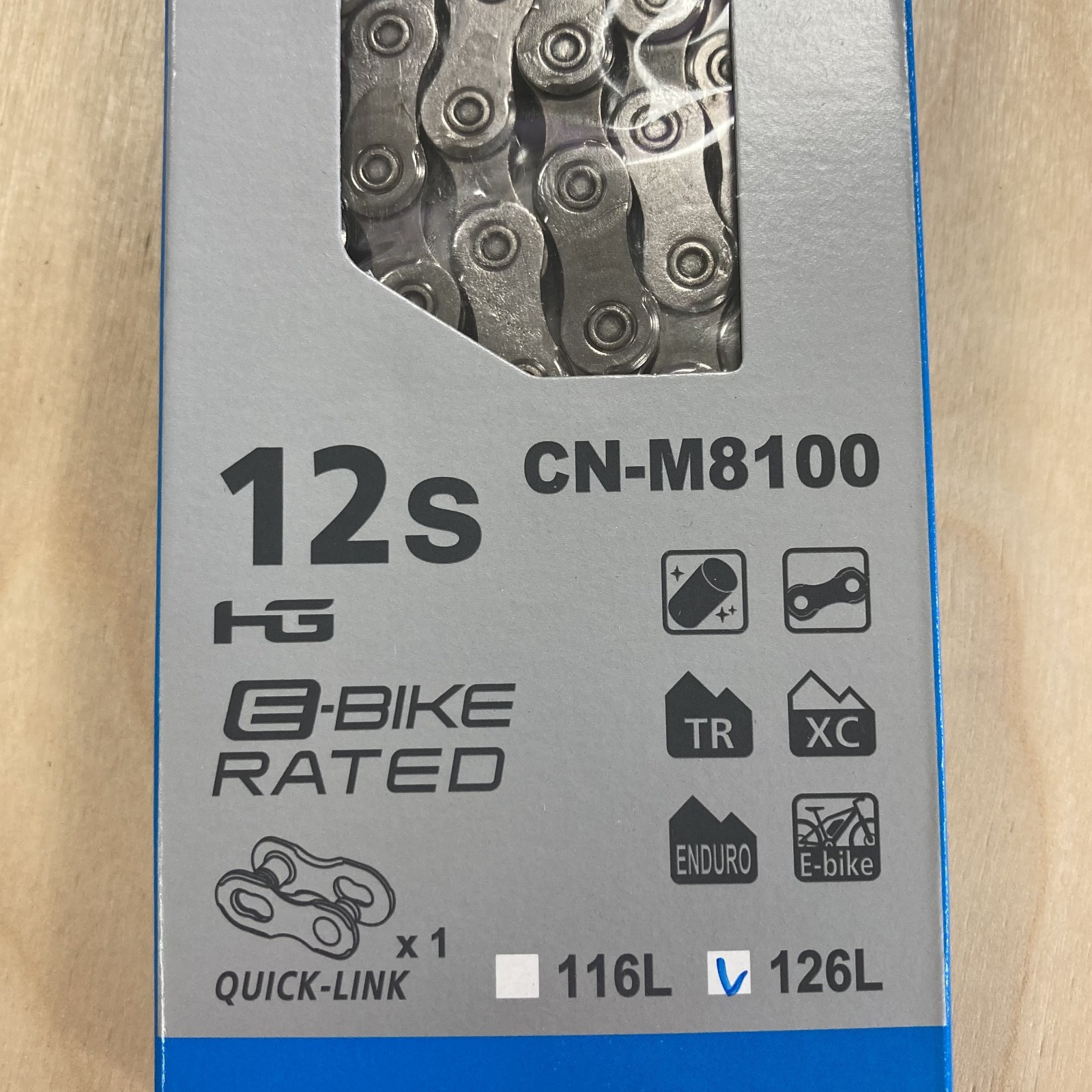 Catena Shimano XT M8100 per Mountain Bike 12 velocità foto 5