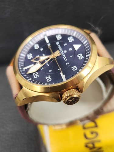 Hamilton Khaki Aviation Pilot Auto 36mm Blue Dial Watch H762450