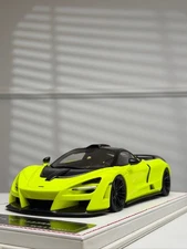 McLaren 720s N-LARGO NOVITEC (Neon Yellow) [Davis & Giovanni] 1/18 scale