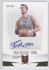 2012-13 Panini Momentum Auto 4/99 Tiago Splitter #14 Auto 0o9